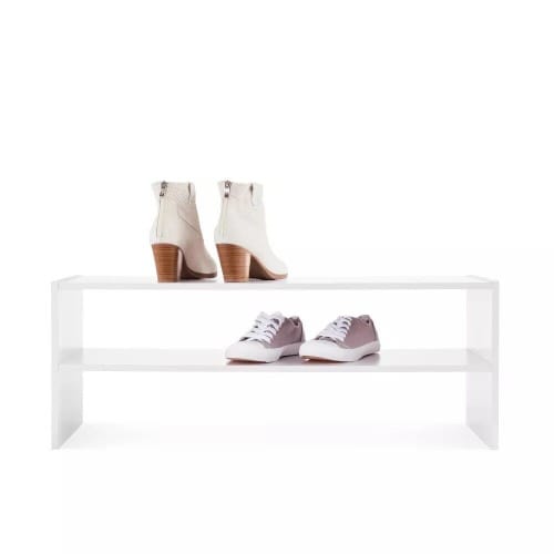 Room Essentials Stackable Shoe Rack - Shelf - 31" - White. Home Office Garden | HOG-HomeOfficeGarden | online marketplace