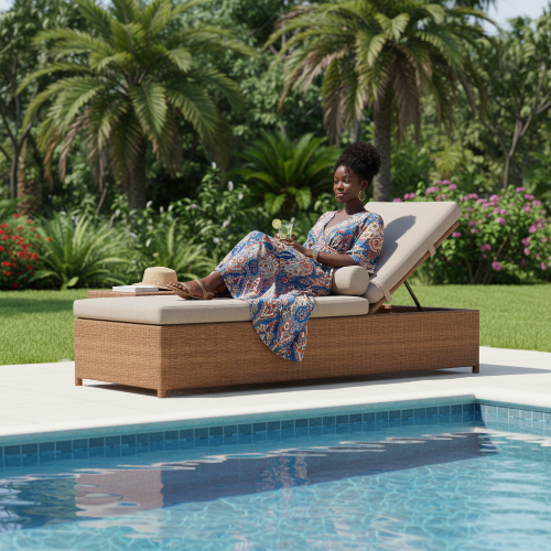 Bed ɗin Falo na Poolside Pool