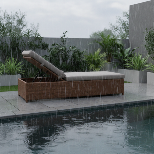 Bed ɗin Falo na Poolside Pool