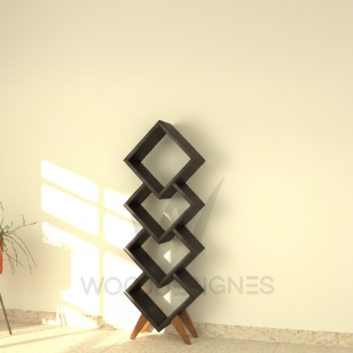 Temi Shelf (Dark-Brown) Home Office Garden | HOG-Home Office Garden | online marketplace