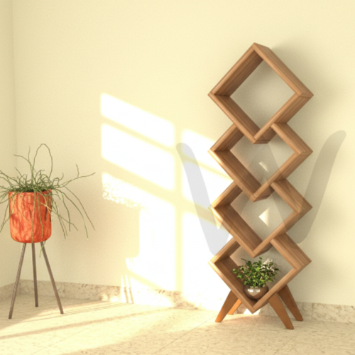 Temi Shelf (Light-Walnut) Home Office Garden | HOG-Home Office Garden | online marketplace