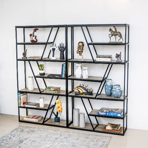 Tier Bookshelf Industrial Bookcase. @HOG - Home Office Garden Online Marketplace