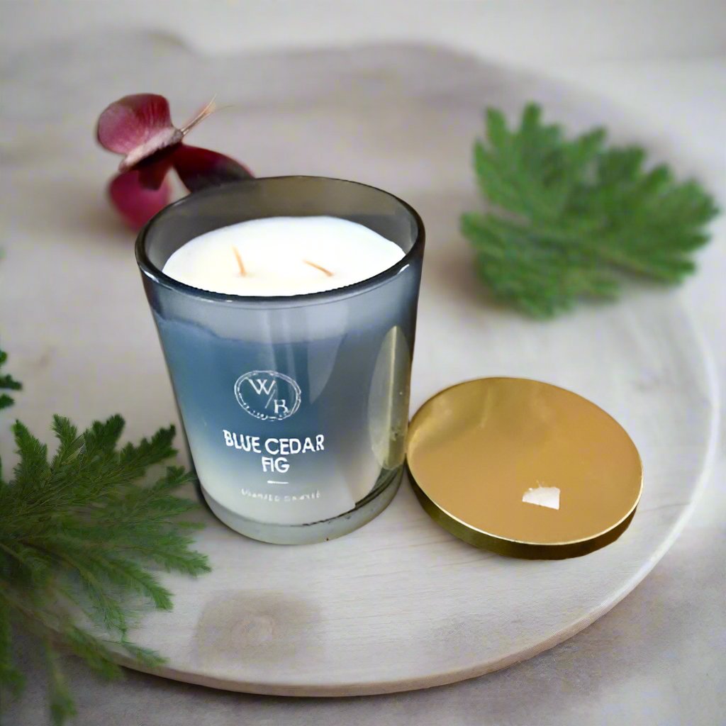 Western Brook Blue Cedar Fig Scented Candle - 16oz @ HOG