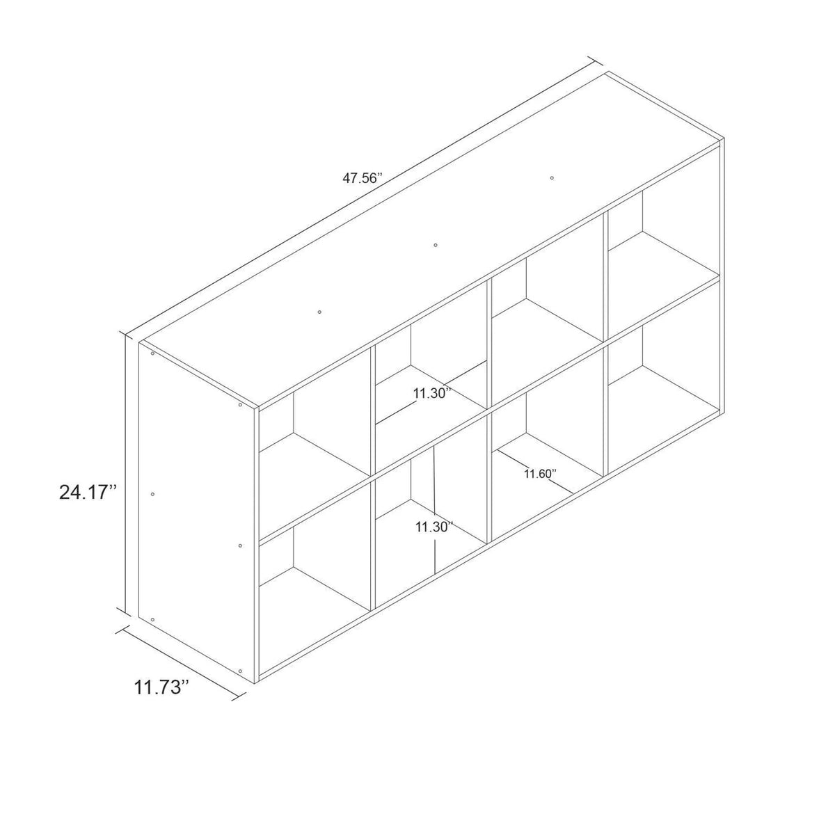 Room Essentials 8-cube Organizer Shelf Espresso - 11" Home Office Garden | HOG-HomeOfficeGarden | HOG-Home.Office.Garden