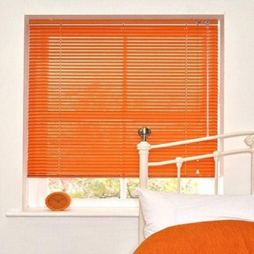 25mm Aluminium Venetian Blind - Orange @HOG - Home Office Garden Online Marketplace