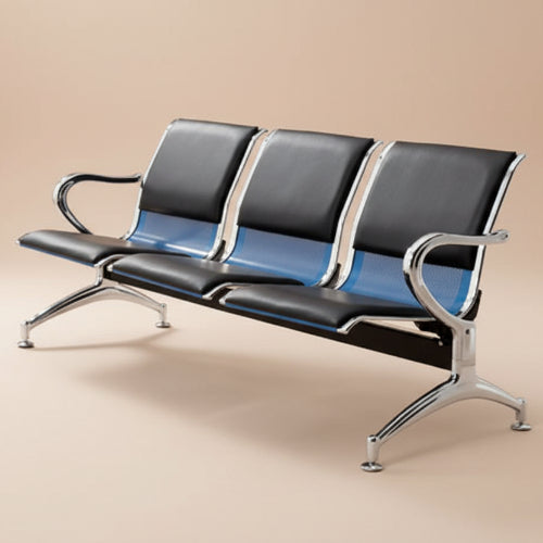 3 Seater Reception Bench-Partly Leather. @HOG - Home Office Garden Online Marketplace
