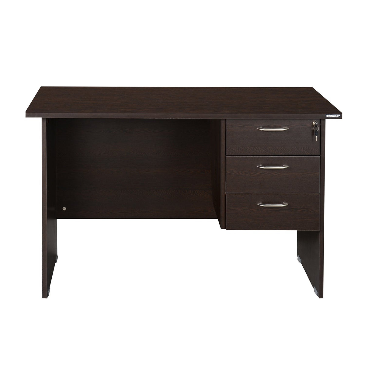 4 feet Office Table with 3 Drawers-Wenge Home Office Garden | HOG-HomeOfficeGarden | HOG-Home.Office.Garden
