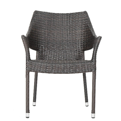 4 Piece Rattan Chat Set with Stacking Chairs and Hourglass Side Table. @HOG - Home Office Garden Online Marketplace