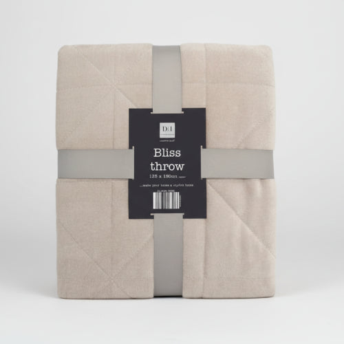 Bliss Throw 125x150 Mink @HOG - Home Office Garden Online Marketplace