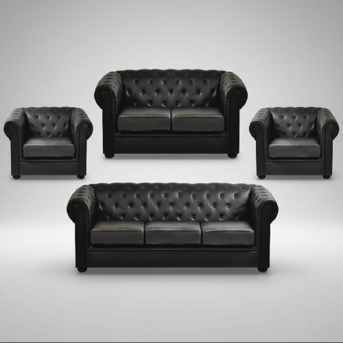 Chesterfield Leather Sofa Set @HOG - Home Office Garden Online Marketplace