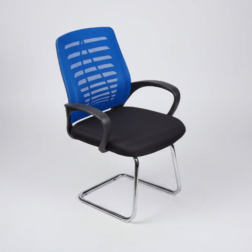 Ergonomic Mesh Visitor Chair - Victory - SK279C - Blue @HOG - Home Office Garden Online Marketplace
