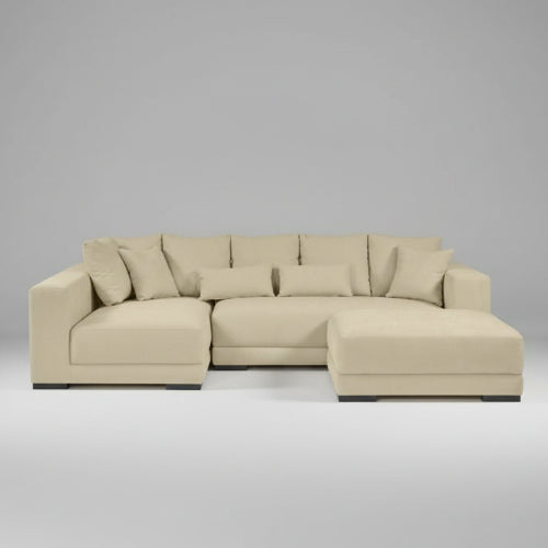 Handy Living Harmony Sectional Sofa with Ottoman @HOG - Home Office Garden Online Marketplace