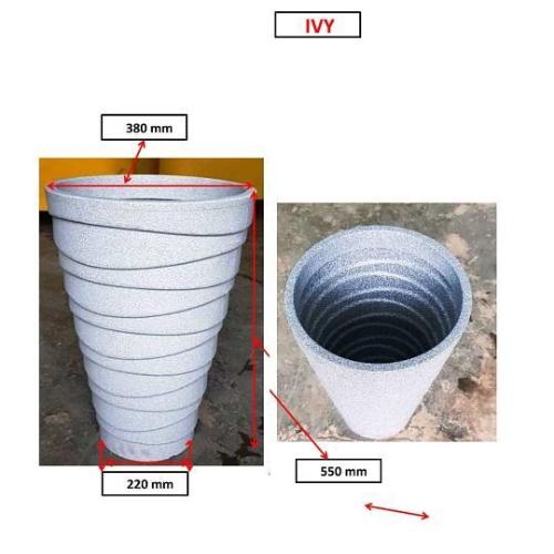 IVY Plastic Flower Pot (Per Unit). @HOG - Home Office Garden Online Marketplace
