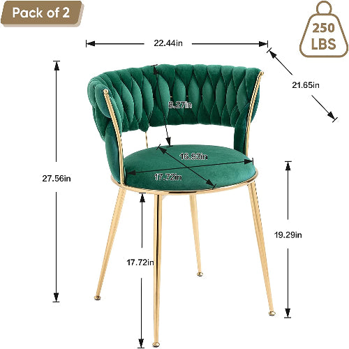 KINFFICT Velvet Dining Chair. @HOG - Home Office Garden Online Marketplace