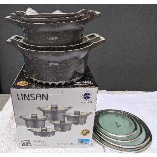 Linsan Die Cast Cookware Set-10 Pieces @HOG - Home Office Garden Online Marketplace