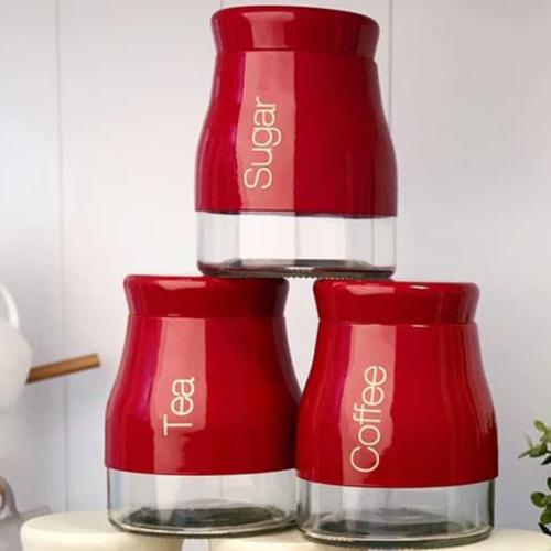 Red Tea Jar @HOG - Home Office Garden Online Marketplace