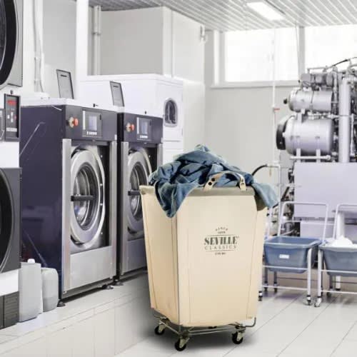 Commercial Heavy-duty Canvas Laundry Cart