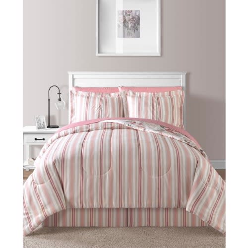 FiDEL California King Irene 8-piece Reversible King Comforter Set