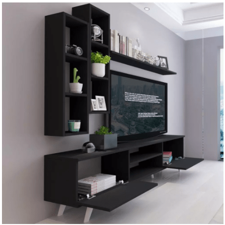 Retro TV Stand with Hanging shelf Home Office Garden | HOG-HomeOfficeGarden | online marketplace