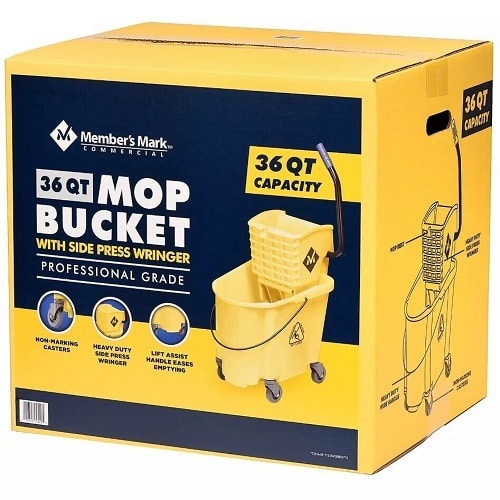 Member's Mark Commercial Mop Bucket With Wringer -36 Qt