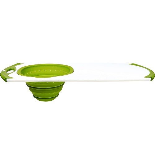 Dexas Collapsible Over-the-sink Strainer Board With Chop & Scoop And Scraper - 3 Piece. Home Office Garden | HOG-HomeOfficeGarden | online marketplace