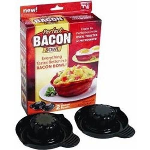 Perfect Bacon Cook in Oven Bowls -2pieces
