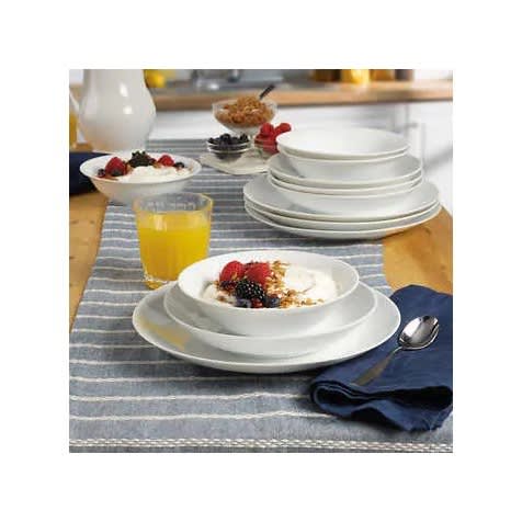 Mikasa Gingko Aspen Porcelain Dinnerware Set - 12 Pieces