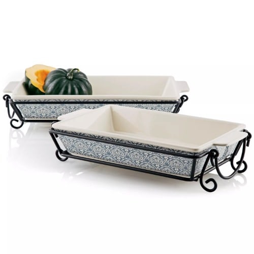 Sam's West Designs 4-pc Bakeware Set with Metal Racks