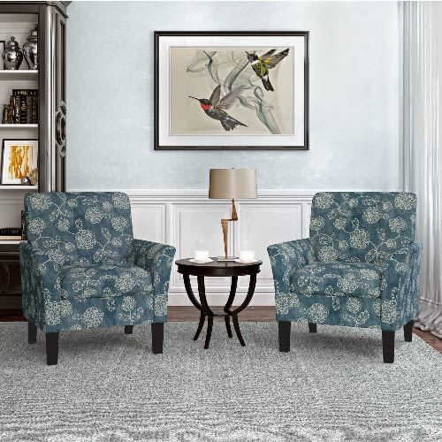Reese 29.3" Armchair, Seat Height (inches): 18.5, Overall: 32.5" H X 29.3" W X 28.3" D. Home Office Garden | HOG-HomeOfficeGarden | online marketplace