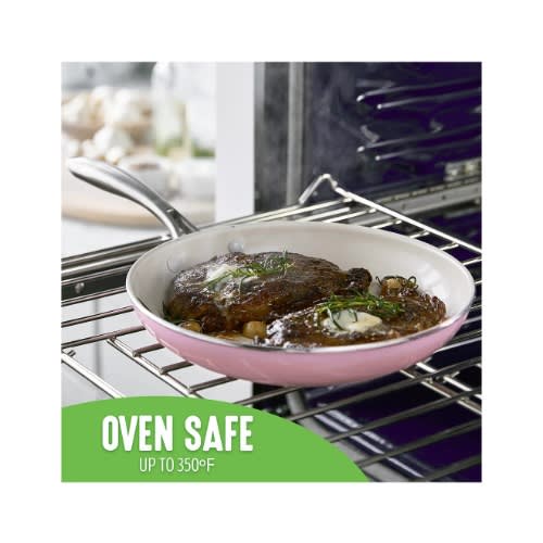 Greenlife 2-piece Artisan Non-stick Frypan & Skillet Set - Pink. Home Office Garden | HOG-HomeOfficeGarden | online marketplace