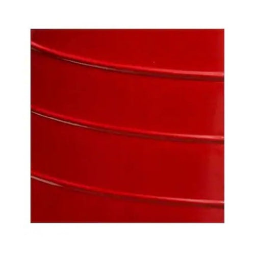 Red Metal Christmas Tree Skirt - 35 Inches (88.9 Cm)