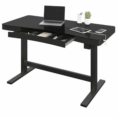 Tresanti Curved Computer Adjustable Table - Wireless Charging