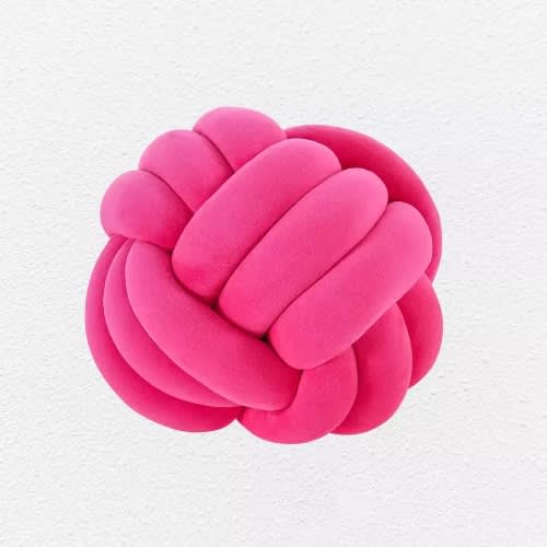 Dream on Knot Pillow - 28cm - Pink