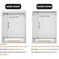 Linkcoo Zebra Blinds Roller Shades for Windows - (Width 21", Max Drop Height 72")
