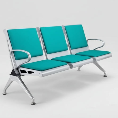 3 Seater Leather Visitor's Chair @HOG - Home Office Garden Online Marketplace