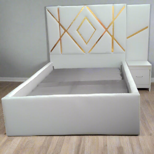4.5 x 6ft  Royal Bedframe with Bedside. @HOG - Home Office Garden Online Marketplace