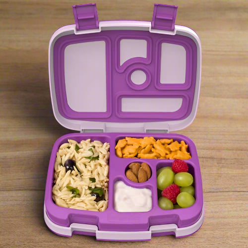 5 Compartment Kid's Lunch Box - Purple. Home Office Garden | HOG-HomeOfficeGarden | online marketplace