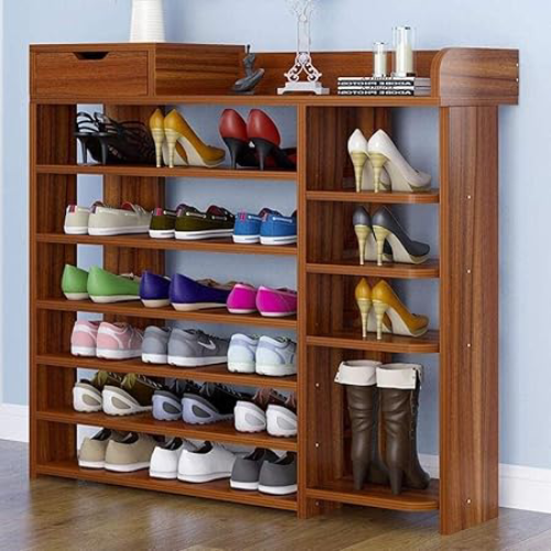 7 Tier-Wooden Shoe Rack. @HOG - Home Office Garden Online Marketplace