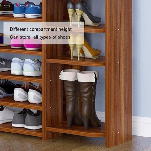 7 Tier-Wooden Shoe Rack. @HOG - Home Office Garden Online Marketplace