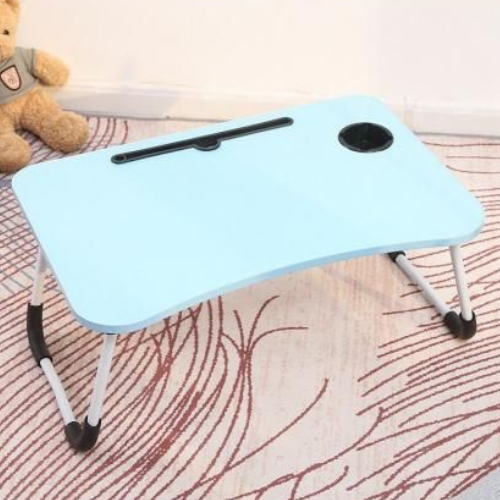 Adjustable Foldable Laptop Bed Table/Desk Blue @HOG - Home, Office, Garden, Online Marketplace
