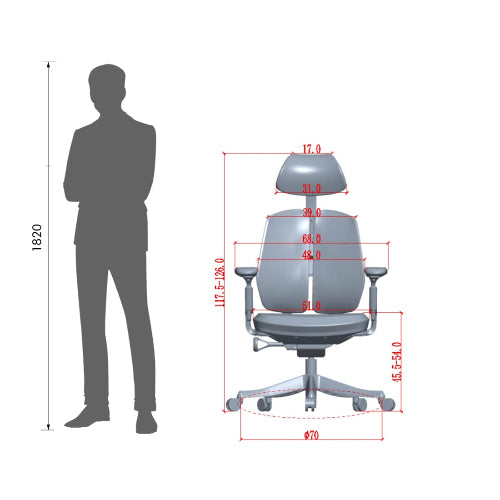 Aeron PU Back Chairs. @HOG - Home Office Garden Online Marketplace