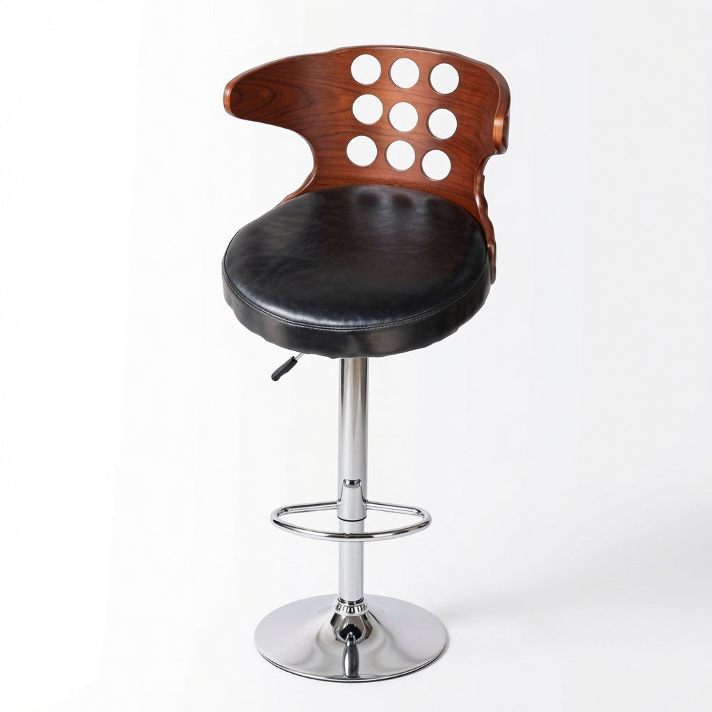 Bar Stools Walnut Wooden Home Office Garden | HOG-HomeOfficeGarden | online marketplace