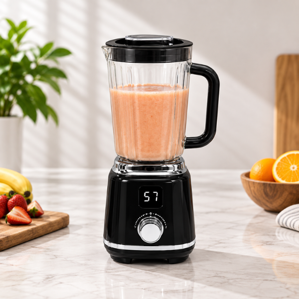 Black Rechargeable Fruit Blender 1000ML