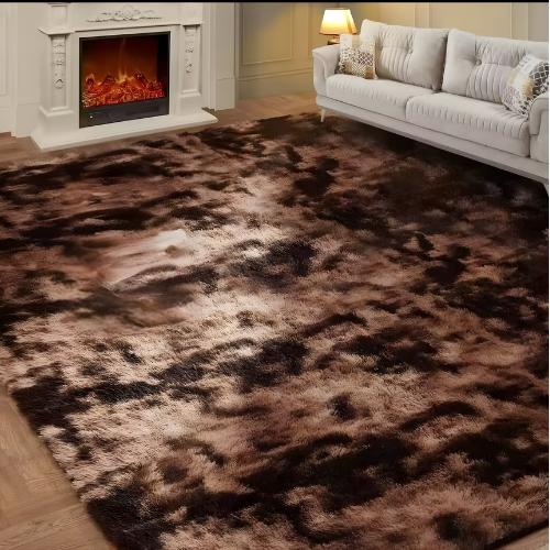 Brown & Black Patterned Rug @HOG - Home, Office, Garden, Online Marketplace
