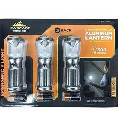 Cascade Aluminum Lantern - 3 Pack
 @HOG - Home, Office, Garden, Online Marketplace
