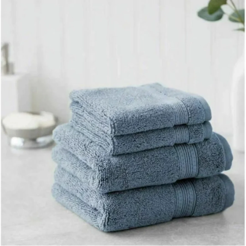 Charisma 4-piece Hand And Washcloth Towel Set - 100% Hygrocotton - Blue @HOG - Home, Office, Garden, Online Marketplace

