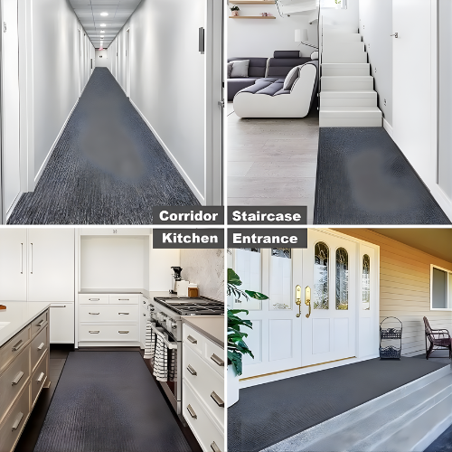 Commercial Grade Door Mat - Grey - 3' X 10' @HOG - Home Office Garden Online Marketplace