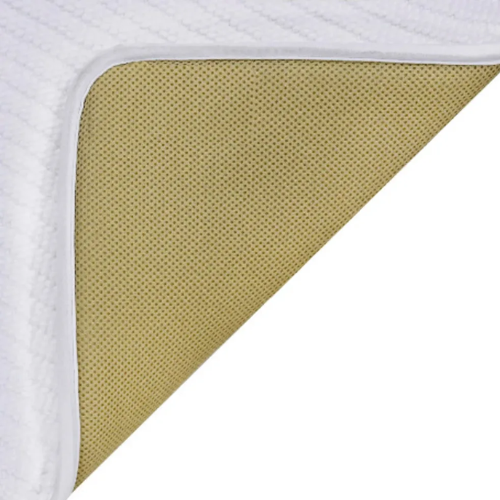 Cotton Twill Memory Foam Bath Rug - White - 2 Ft X 3 Ft @HOG - Home, Office, Garden, Online Marketplace
