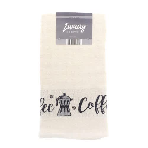 Country Club Jacquard Border 4 Piece Tea Towel - 50cm X 65cm. Home Office Garden | HOG-HomeOfficeGarden | online marketplace