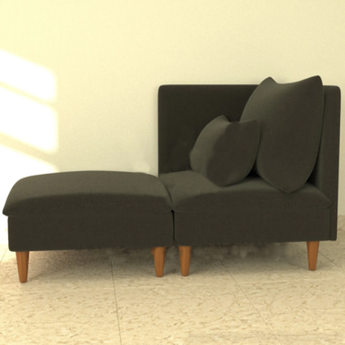 Custom K Loveseat (Black). Home Office Garden | HOG-HomeOfficeGarden | online marketplace